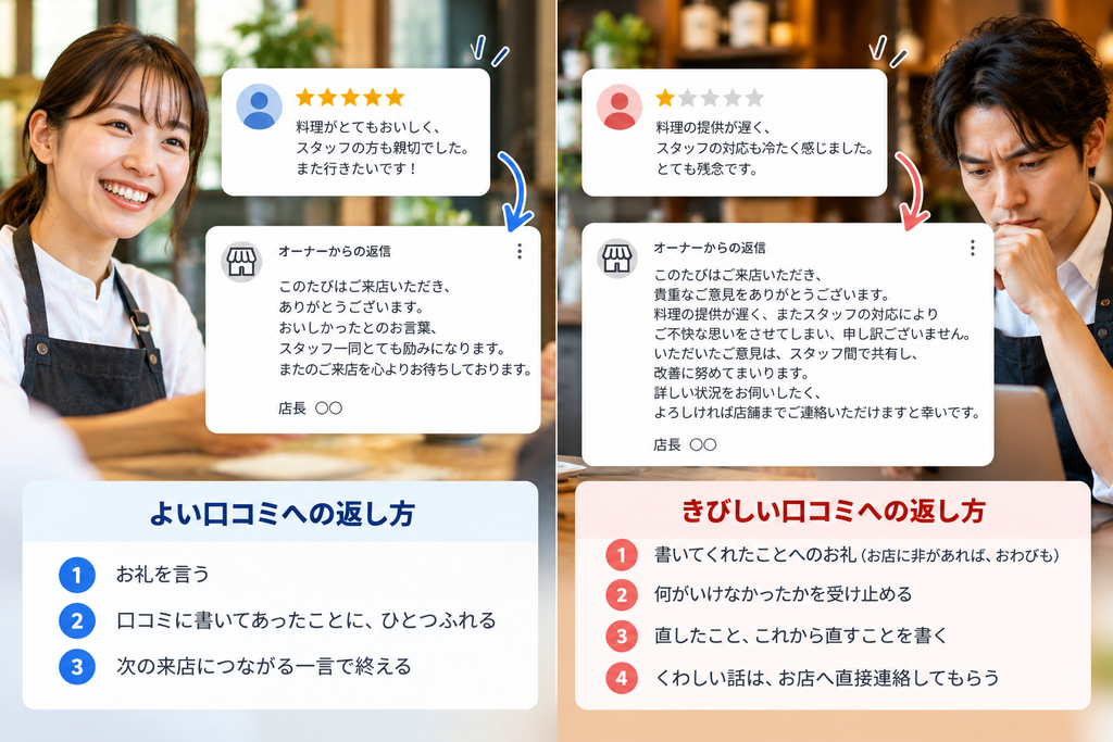 口コミ返信の書き方ガイドの画像