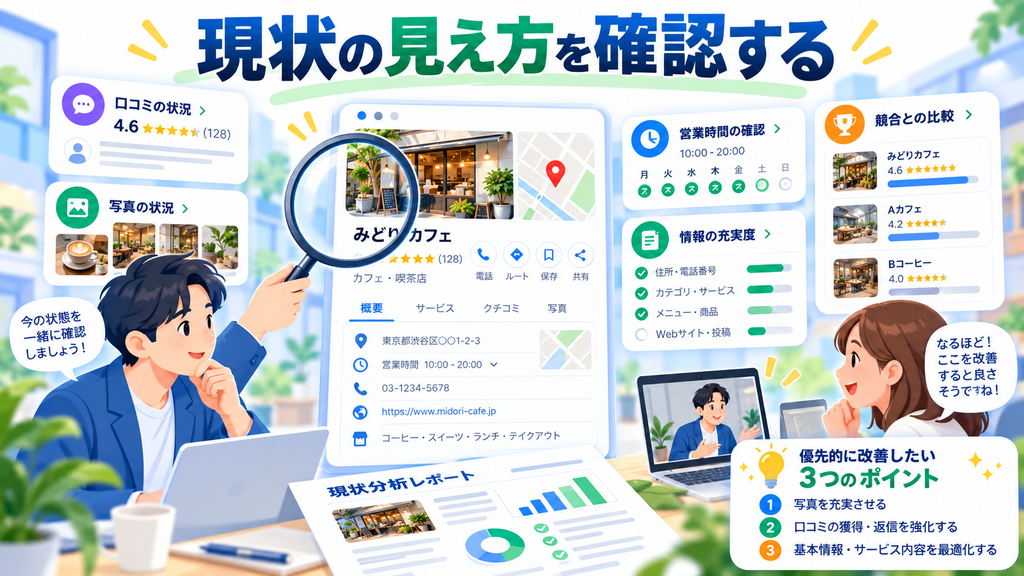 現状の見え方を確認するの画像